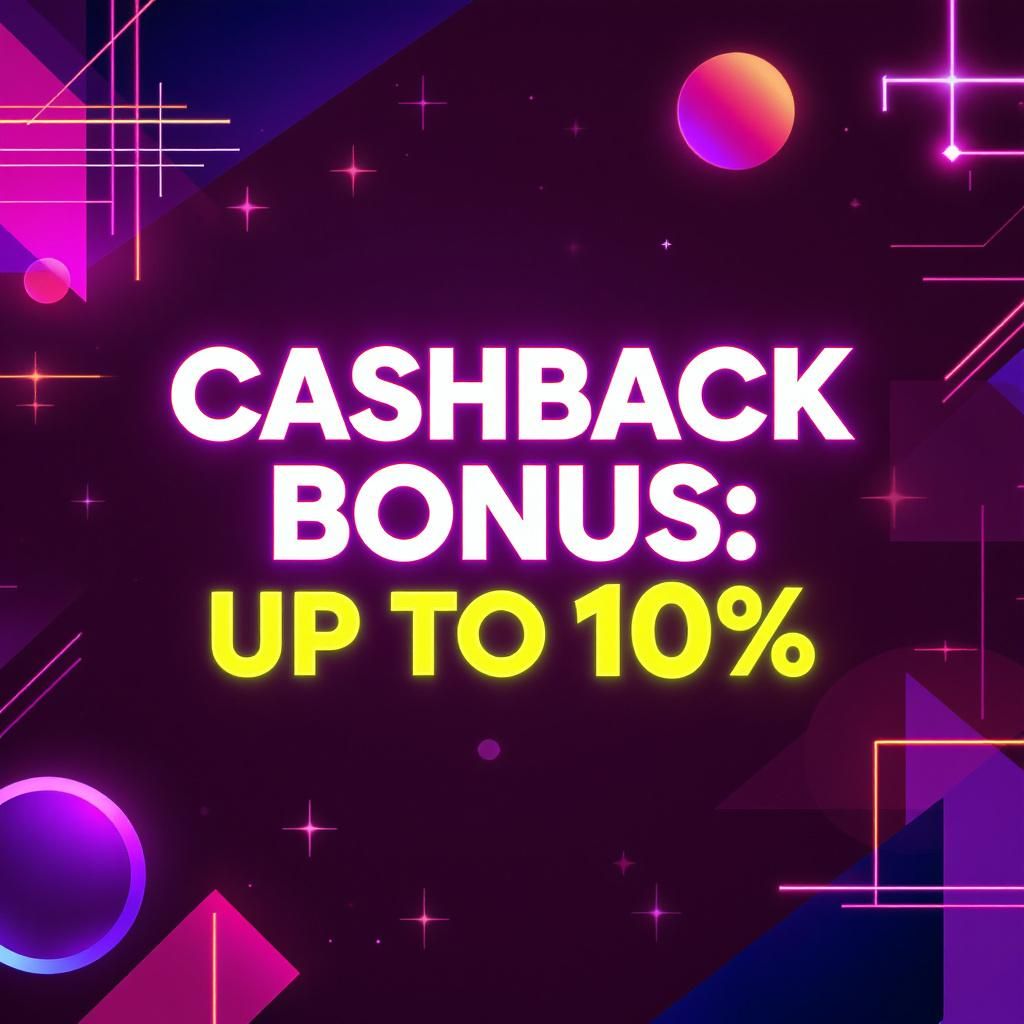 Cashback Bonus: Up to 10% VIP Cashback Bonus: Up to 10% VIP